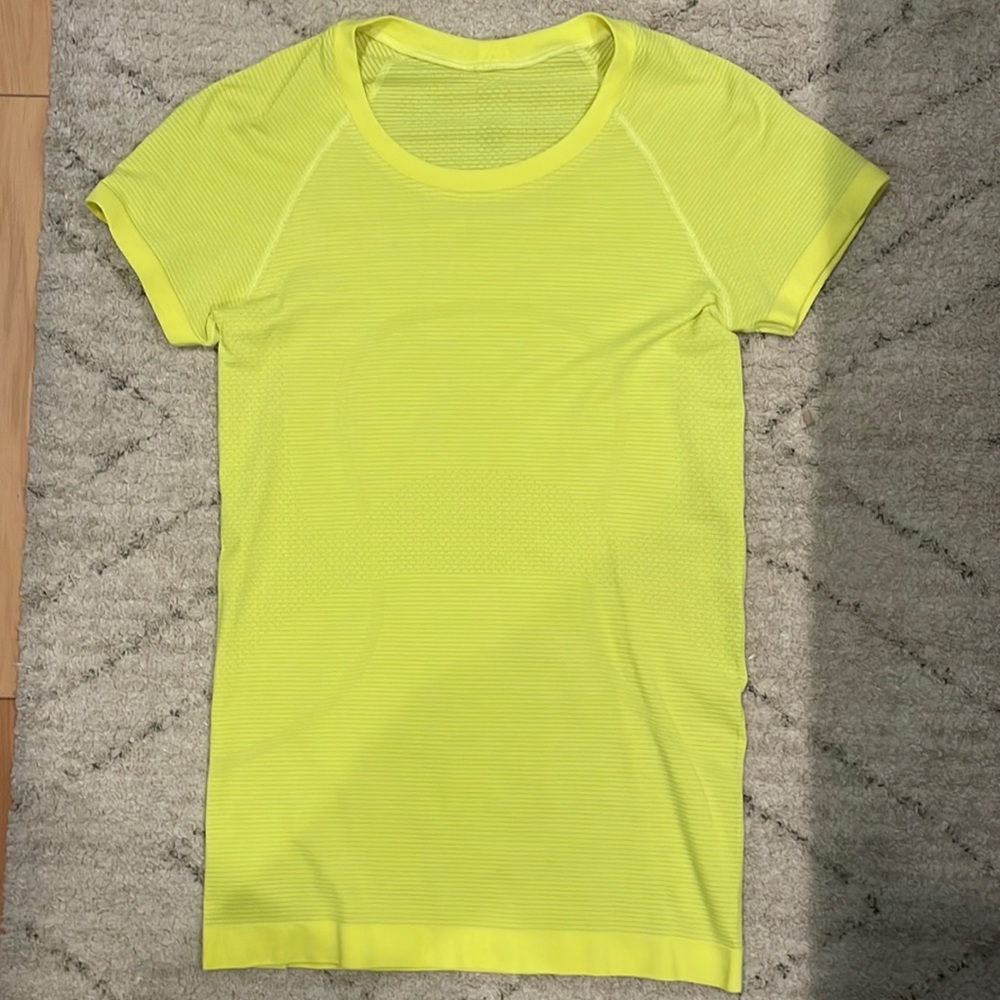 Neon yellow swiftly tank